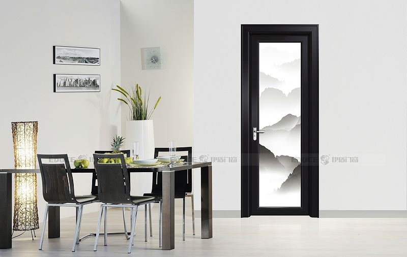 廚房移門什么牌子好？侯爵平開門 瓷泳黑