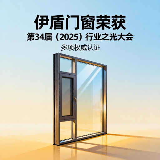 伊盾門窗榮獲第34屆（2025）行業之光大會多項權威認證