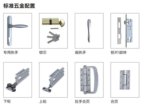 伊盾折疊門配件