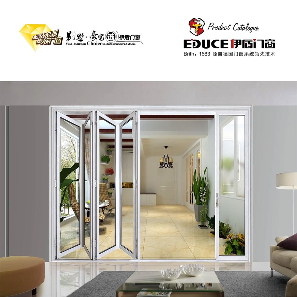 別墅鈦鎂合金陽臺折疊門